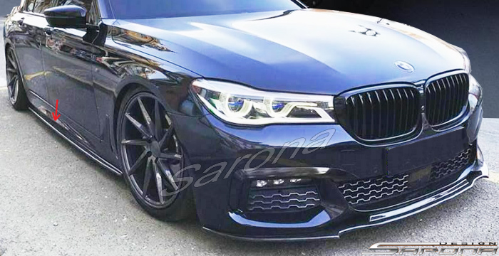 Custom BMW 7 Series  Sedan Side Skirts (2016 - 2022) - $390.00 (Part #BM-056-SS)